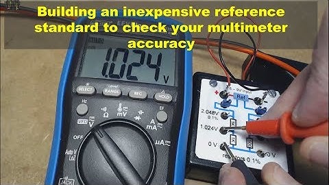 Building an inexpensive reference standard to check volts, mA and ohm accuracy of your multi-meter