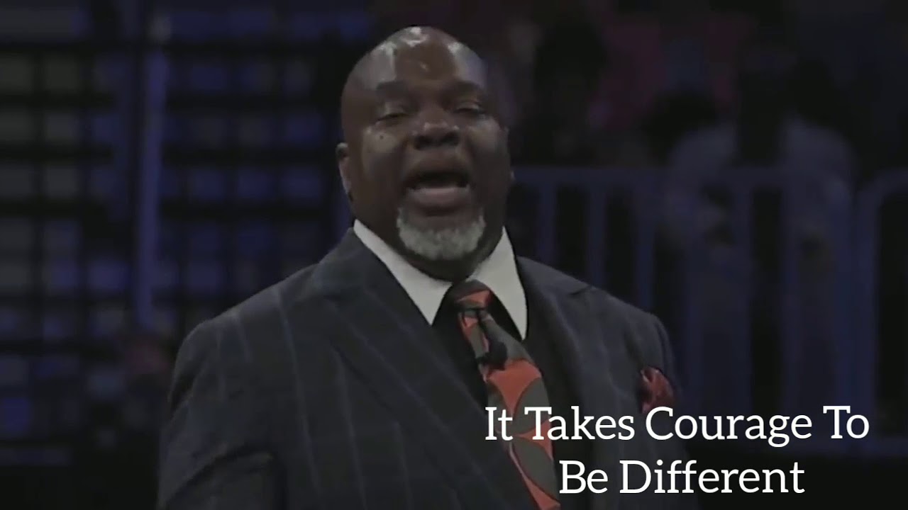 It Takes  Courage To Be Different  motivational speech