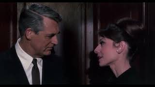 "How Do You Shave in There?" Audrey Hepburn and Cary Grant in 'Charade'