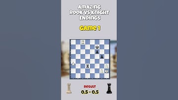 Chess Rook vs Knight Endings 1 P2#chessstrategy #chesscom #chessgame #chessgrandmaster #chesstactics