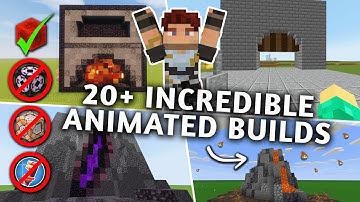 20 ONGELOOFLIJKE geanimeerde Minecraft Redstone-builds!