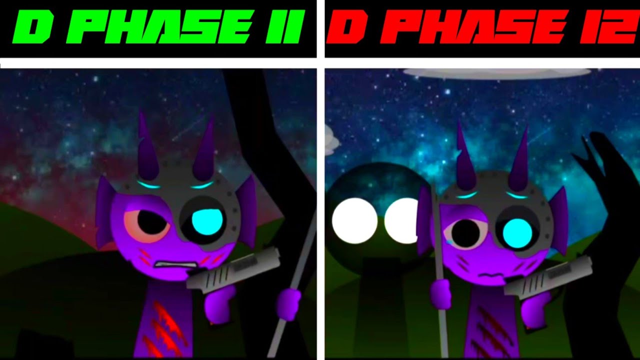 New Definitive Phase 11 Vs Phase 12 -  Incredibox Sprunki Mix 