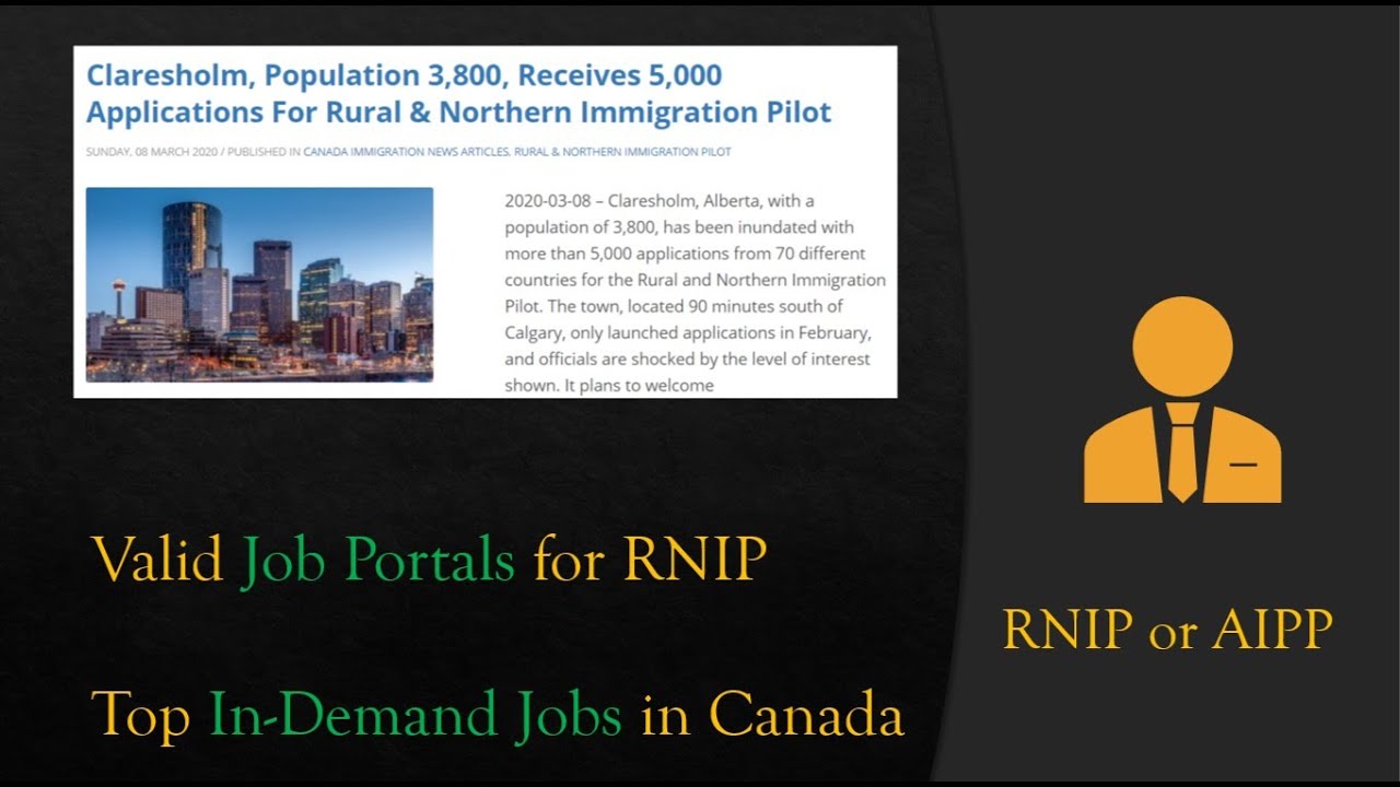 Job offer in Canada from Outside for RNIP Valid Job Portals Top In