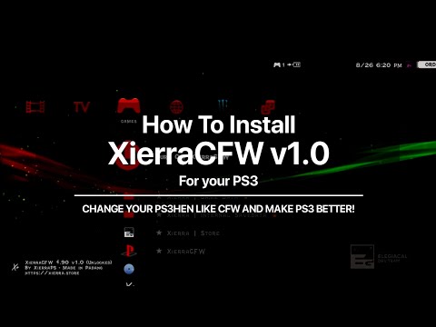 Install XierraCFW (PS3HEN) Into your PS3 | Make your PS3 like CFW and make PS3 Better!