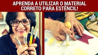 DICA: APRENDA A UTILIZAR O MATERIAL CORRETO PARA ESTÊNCIL