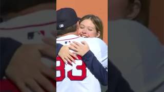 Emotional First Pitch at Fenway #shorts