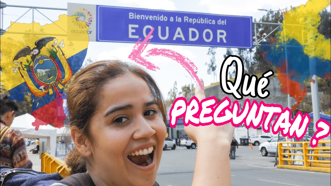 😱Como es pasar una FRONTERA INTERNACIONAL CAMINANDO🏃‍♀️( Colombia - Ecuador🇪🇨)