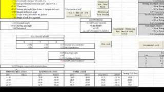 Ackerman Steering Optimization Code: Excel VBA