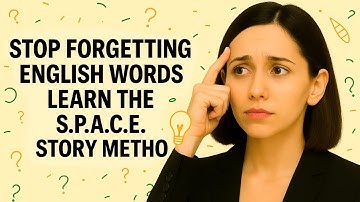 Stop Forgetting English Words! 🔥🎓 Learn the S.P.A.C.E. Story Method🔥 #esl #englishpassage #english