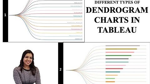 How to create Dendrogram chart in Tableau | Plain and with bar chart