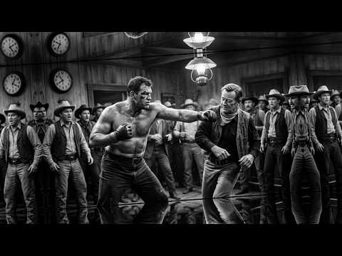 Texas Boxer Mocked John Wayne At Saloon — "You're A Movie Cowboy" — 8 Seconds Later...