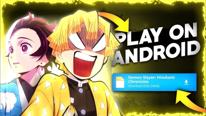 INACREDITAVEL! Jogo do Kimetsu no Yaiba (Demon Slayer) Para Android (DEMON  SLAYER FAN GAME ) 2020 