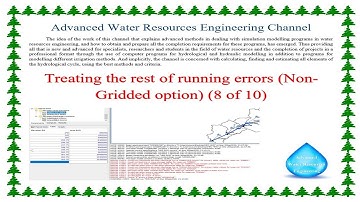 Treating the rest of running errors in HEC HMS, Non Gridded option 8 of 10