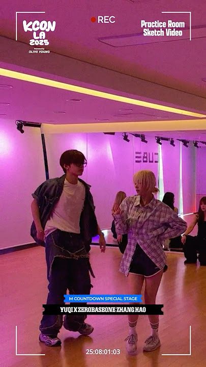 [#KCONLA2025] 📽️ SPECIAL STAGE BEHIND : Practice Room #YUQI X #ZHANG HAO (#ZEROBASEONE)