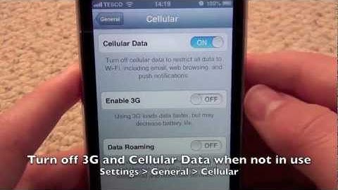 How To Extend the Battery Life of Your iPhone, iPod Touch and iPad