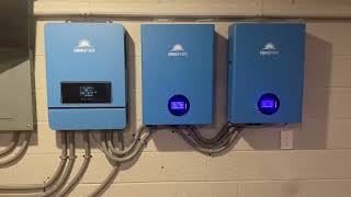 Sungold Hybrid 10k Solar Inverter (Latest Model) and Wall Batteries