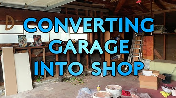 Converting the garage into a shop/ Shop Upgrade Part 1