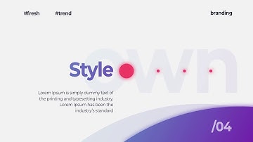 Abstract Opener | Typography Slides | After Effects project | Videohive template