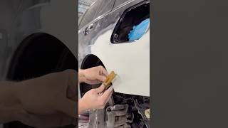 The SECRET to making crisp, even body lines! #autobody #collision #automotive #bodywork #artwork
