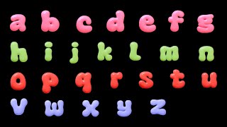 Cute Bubble Lowercase Letters ABC Song | Fun Alphabet Learning for Kids