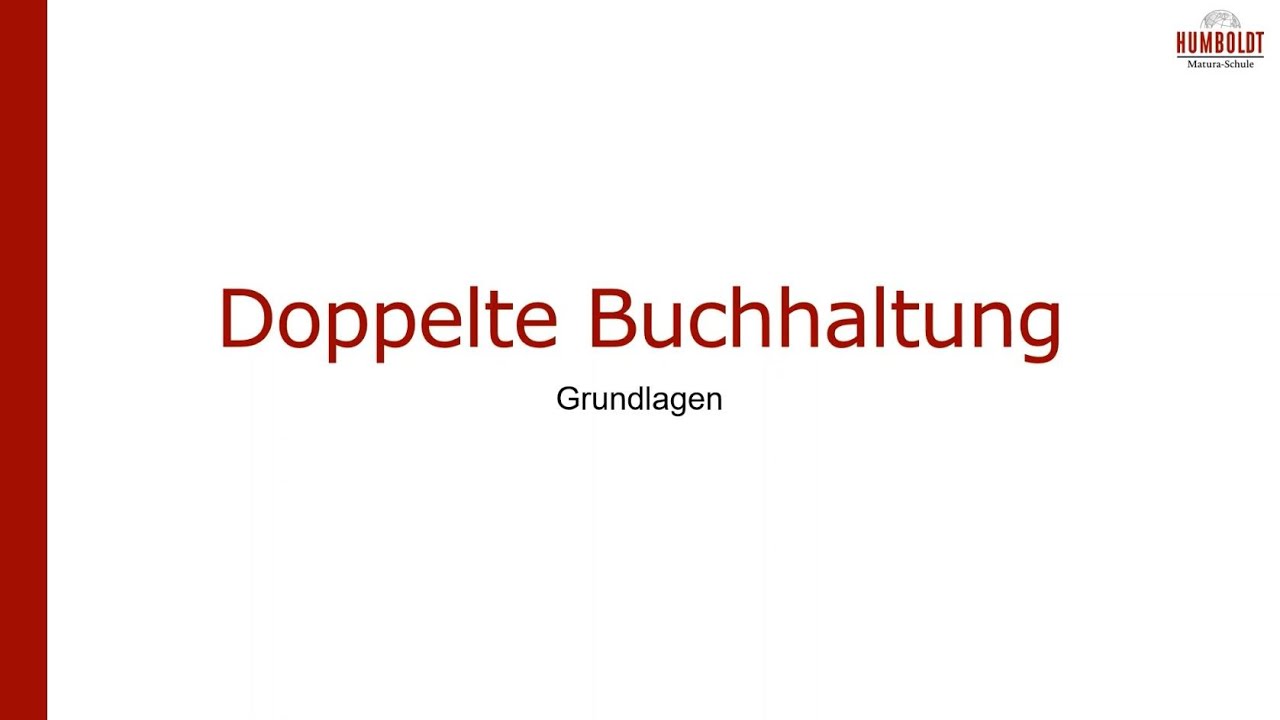 Update Doppelte Buchhaltung 1: Grundlagen