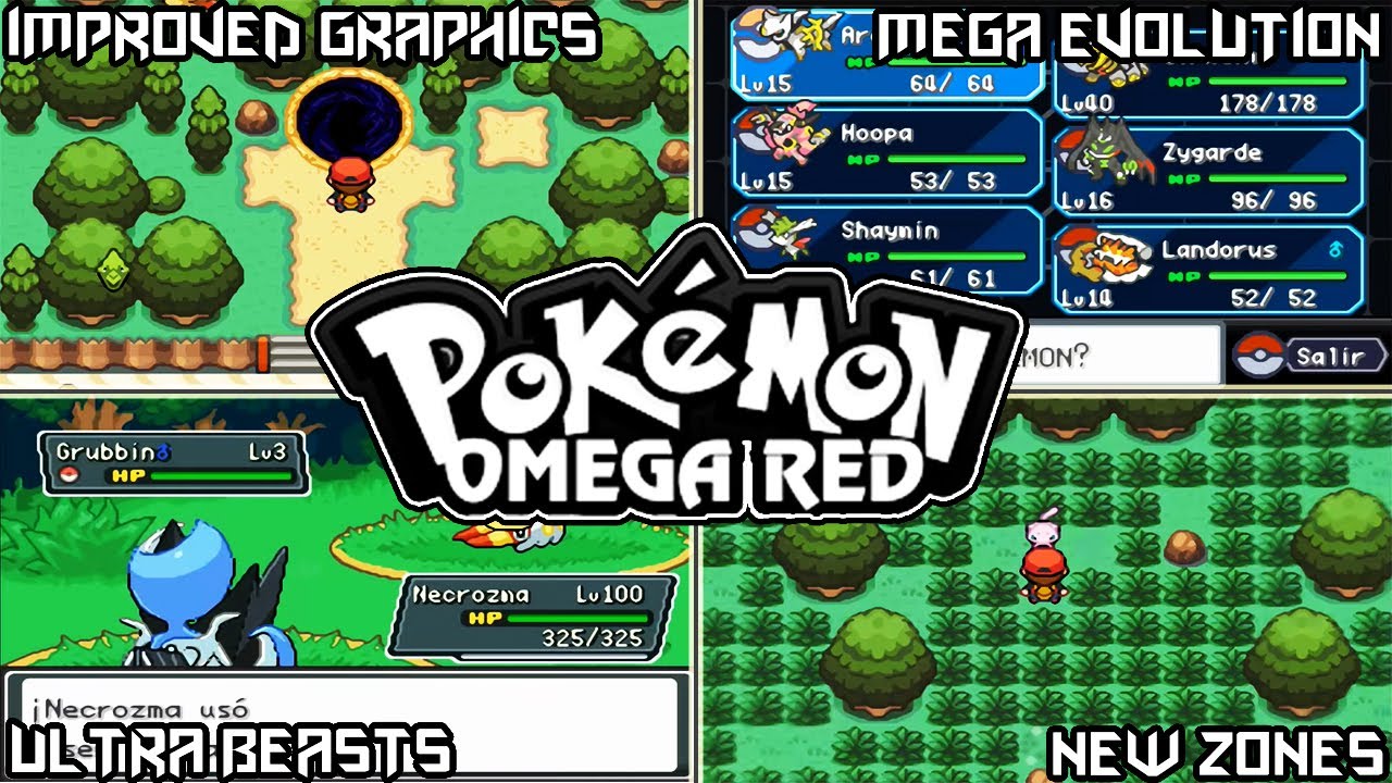 Pokemon Omega Red (GBA) | Rom With 807+Pokemon's, Mega Evolution, New & Ultra Beasts! - YouTube