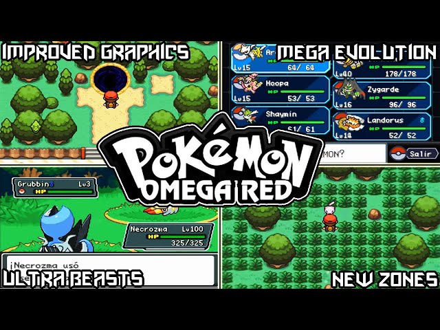 Pokemon Omega Red v3.0 [Completed] - GBA Game With Mega Evolution,Alola  Pokemons,Fairy Type!  💎Pokemon Omega Red:- is a GBA Rom, based on Pokemon  Fire Red and Hacked by Jolt Steven with
