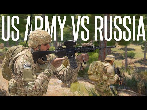US ARMY vs RUSSIAN VDV BATTLE ArmA 3 Realistic PVP Gameplay