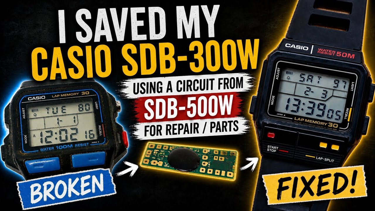 This 'For Parts' Casio SDB-500W Brought My Watch Back to Life