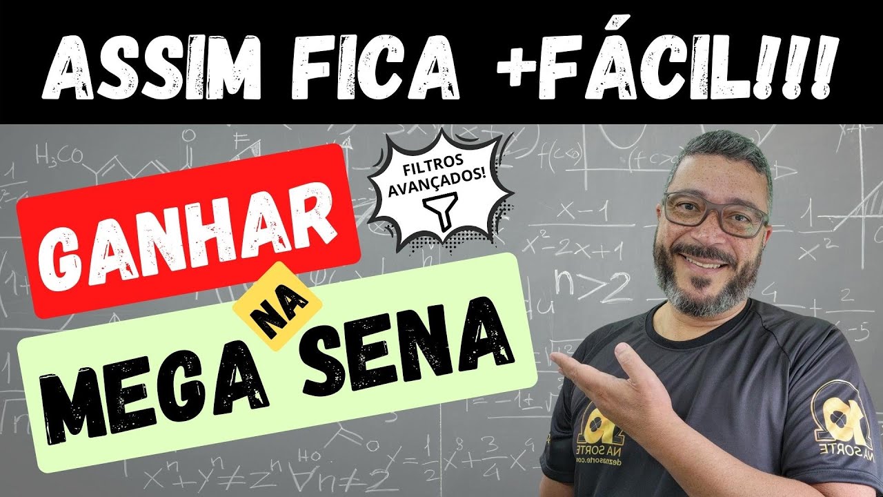 Assim fica mais FÁCIL GANHAR na MEGA SENA!