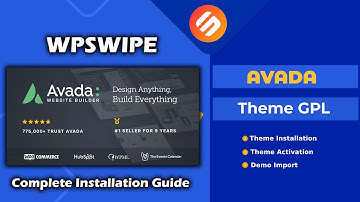 Avada Theme GPL Complete Installation Guide || WpSwipe