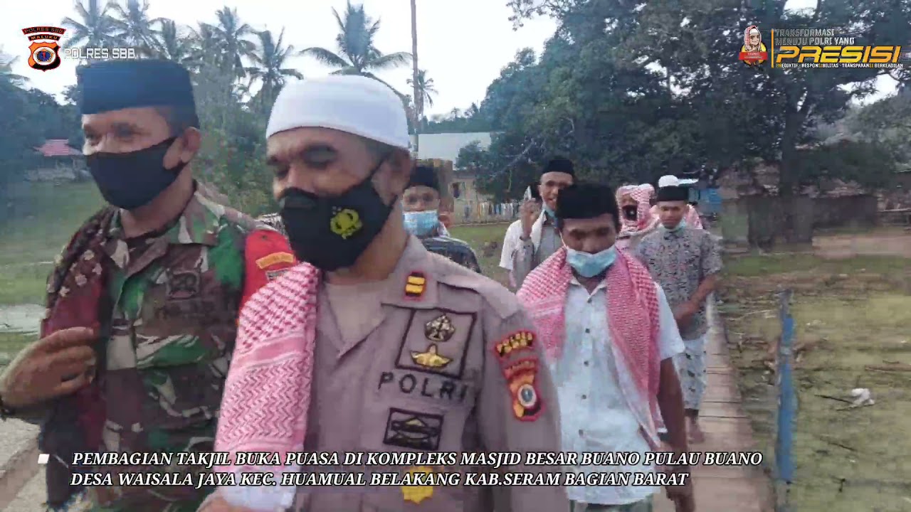 REDAM (REGU DAKWAH RAMADHAN) POLRES SBB DI MASJID BESAR BUANO PULAU BUANO DESA WAESALA