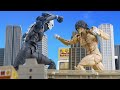 stop motion 怪獣8号 VS 進撃の巨人 Kaiju No. 8 vs Attackon Titan