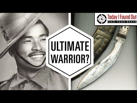 Video: Havildar Bhanbhagta Gurung's Knife Shield WWII Assault