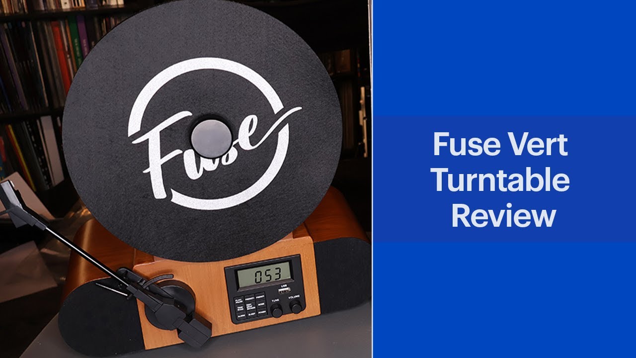 Fuse Vert Vertical Turntable Review YouTube