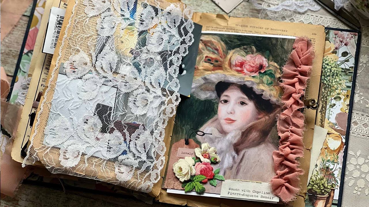 Easy Junk Journal Page Ideas #junkjournalideas - YouTube