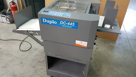 Duplo DC 445 DuCreaser, automatic creasing machine