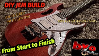 BYO DIY JEM GUITAR KIT - FROM START TO FINISH (with chapters)