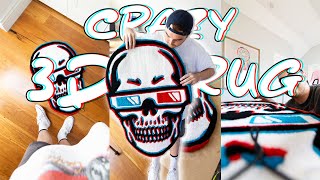 Tufting A Crazy 3D Skull Rug | One Of The Coolest Rugs I've Made?!?!