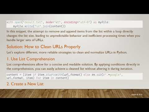 Cleaning and Normalizing URLs: A Python 3 Guide
