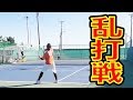 【ソフトテニス】乱打合戦してみた!!!【関東大会出場者】