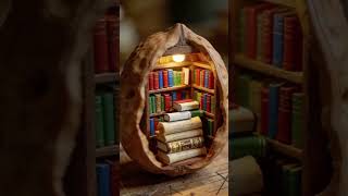 A hidden library inside a walnut shell 🪵 | Micro Universe (Ep. 1)