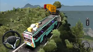 Indian Coach Bus Simulator 3d Offroad Bus Driving Game Android Gameplay screenshot 5