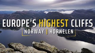 Hike to Europes HIGHEST Sea Cliffs | Giant Hornelen [4K Walking Tour Norway]