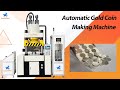 Superbmelt automatic gold coin making machine for making highquality gold and silver coins