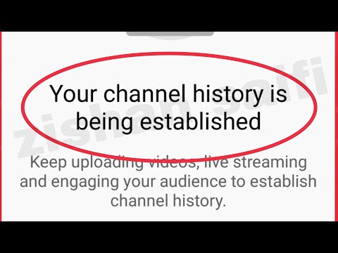 Fix Your Channel History Is Being Established | YouTube Upload Limit One-Time Verification Needed