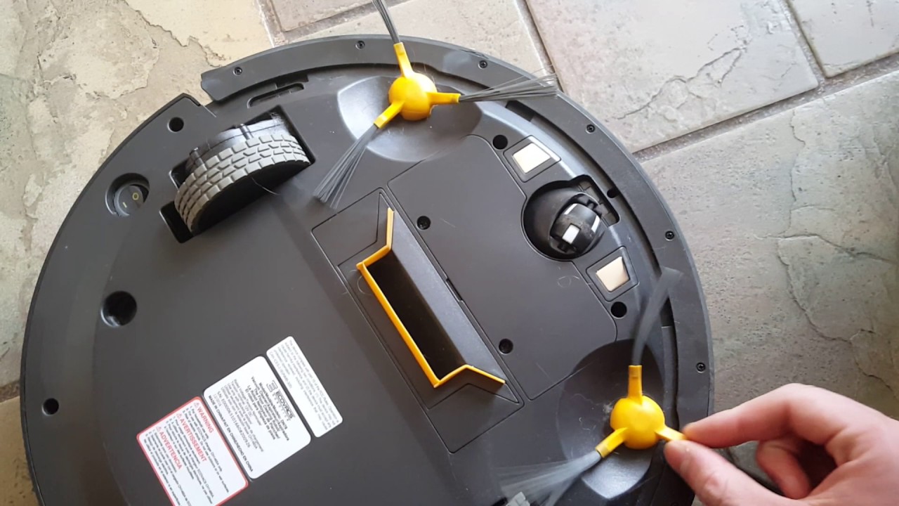 Robot vacuum prolonging life of side brushes YouTube