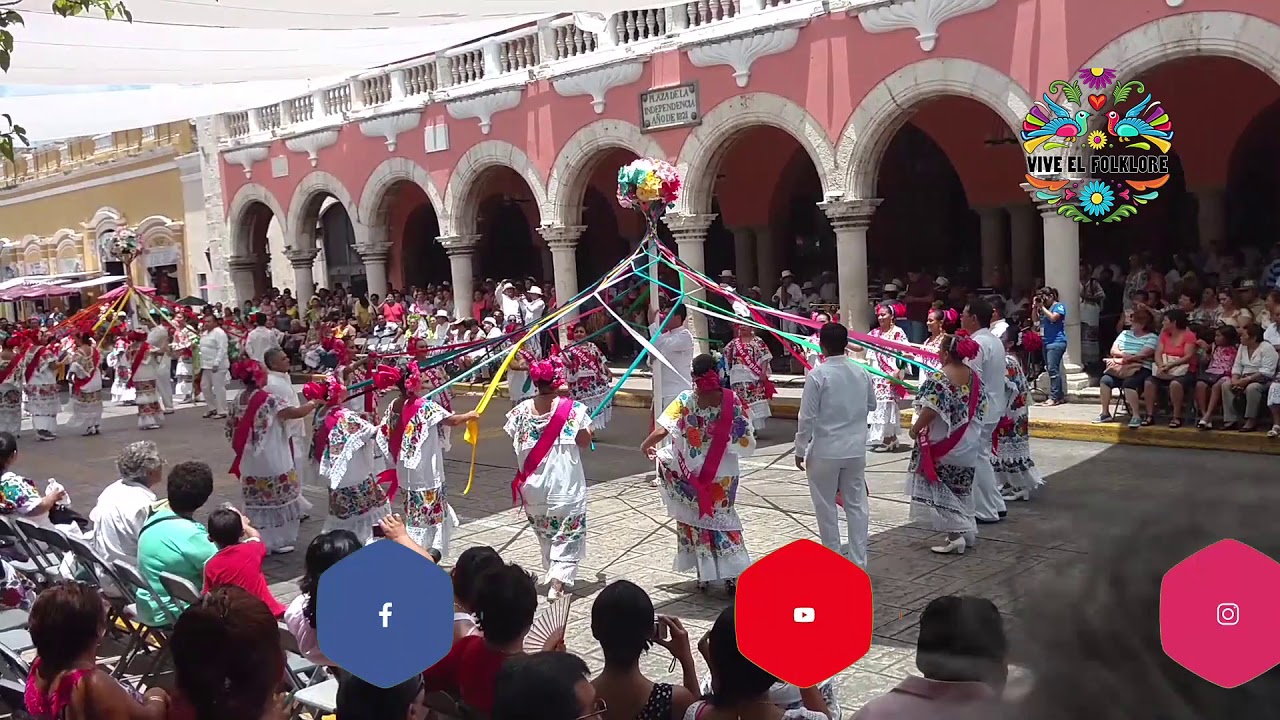 Baile de las cintas de Yucatán YouTube
