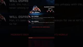 I thought that was really WILL OSPREAY for a second. #wwe2k26 #wwe2k26gameplay