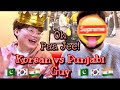 Korean Guy Speaking only Punjabi VLOG│Who spoke better Punjabi?!